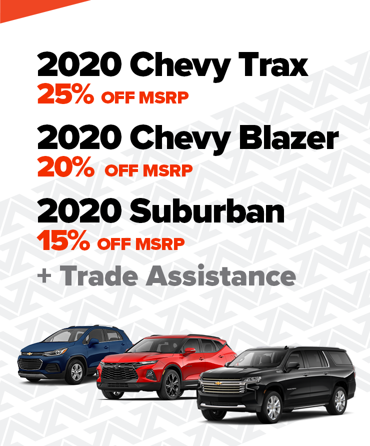Chevy Up To 25% OFF MSRP