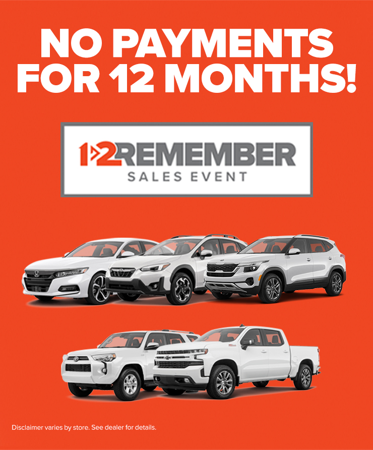 1-2 Remember Sales Event