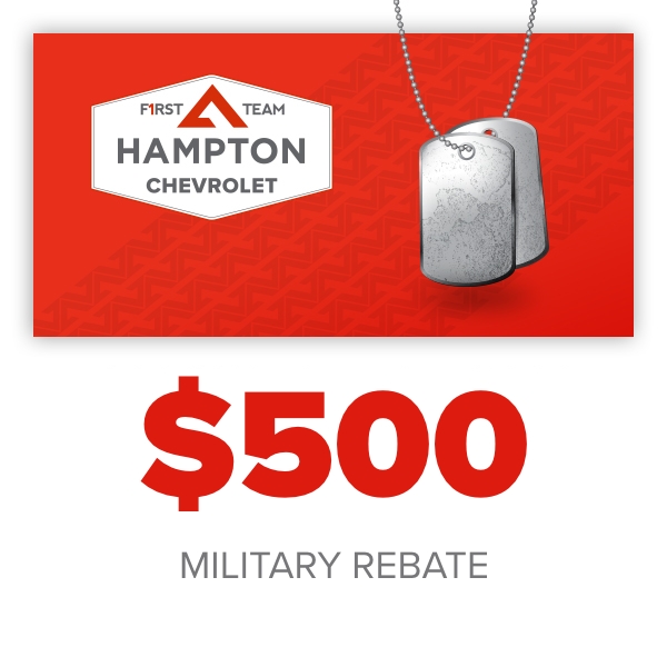 $500 Chevy Military Rebate